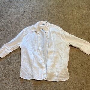 Zara women’s linen button down.